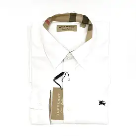 (50% Off) Burberry Cambridge Long Sleeve Shirt White