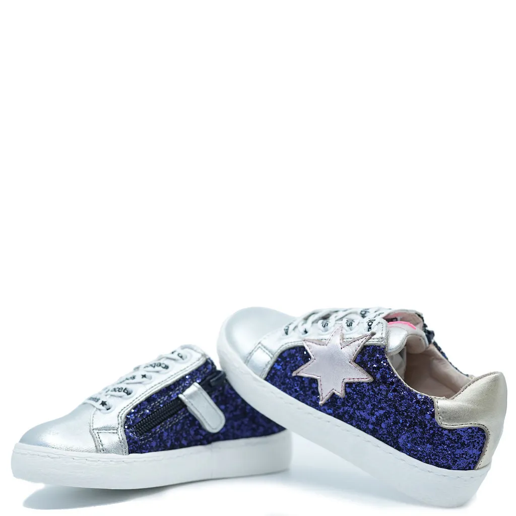 Acebos Navy Glitter Sneaker