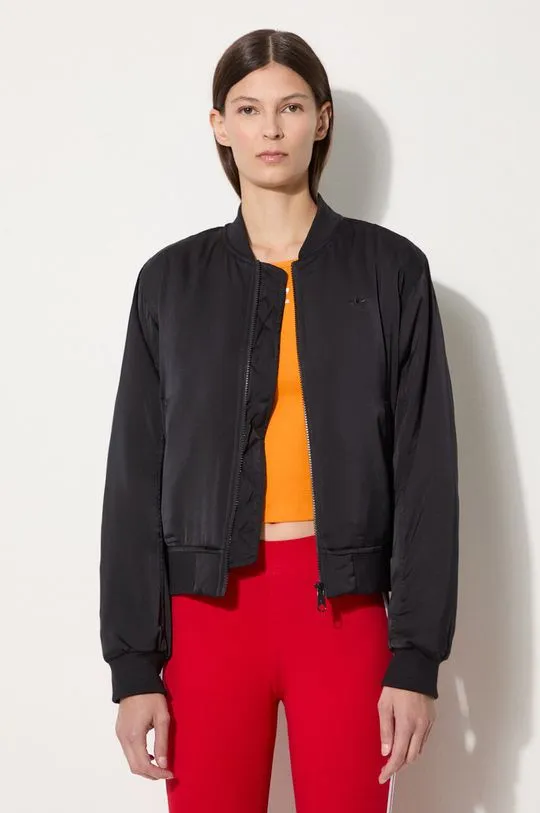 adidas Originals bomber jacket women’s black color