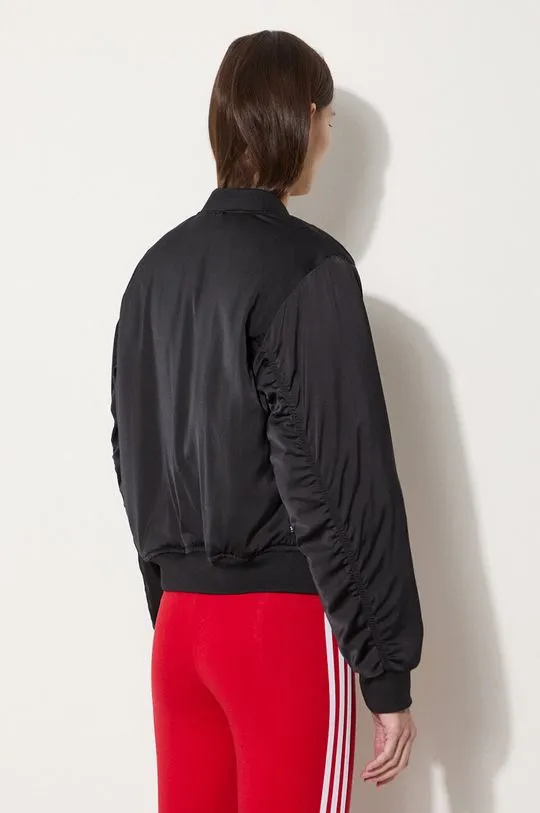 adidas Originals bomber jacket women’s black color