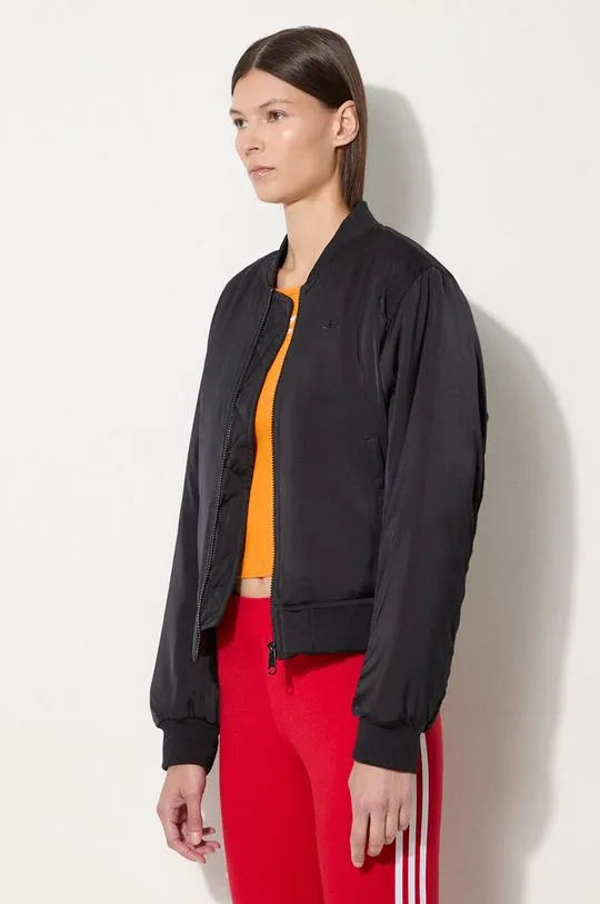 adidas Originals bomber jacket women’s black color