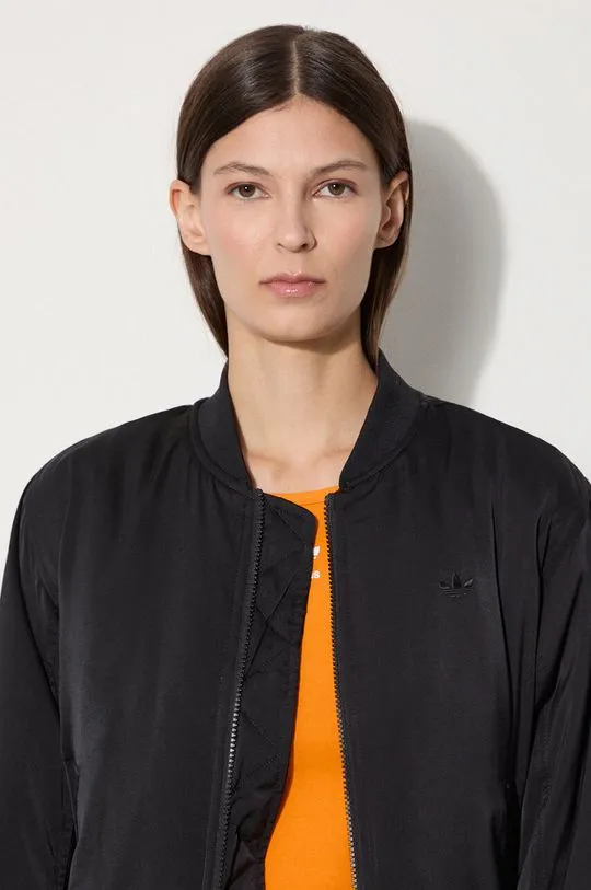 adidas Originals bomber jacket women’s black color