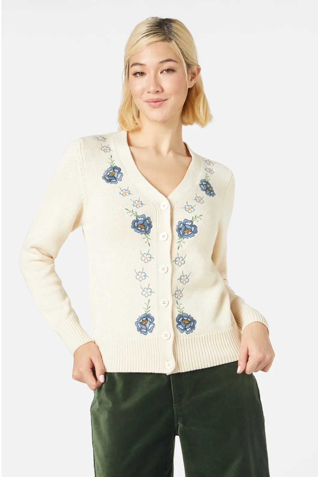 Agnes Embroidered Cardi