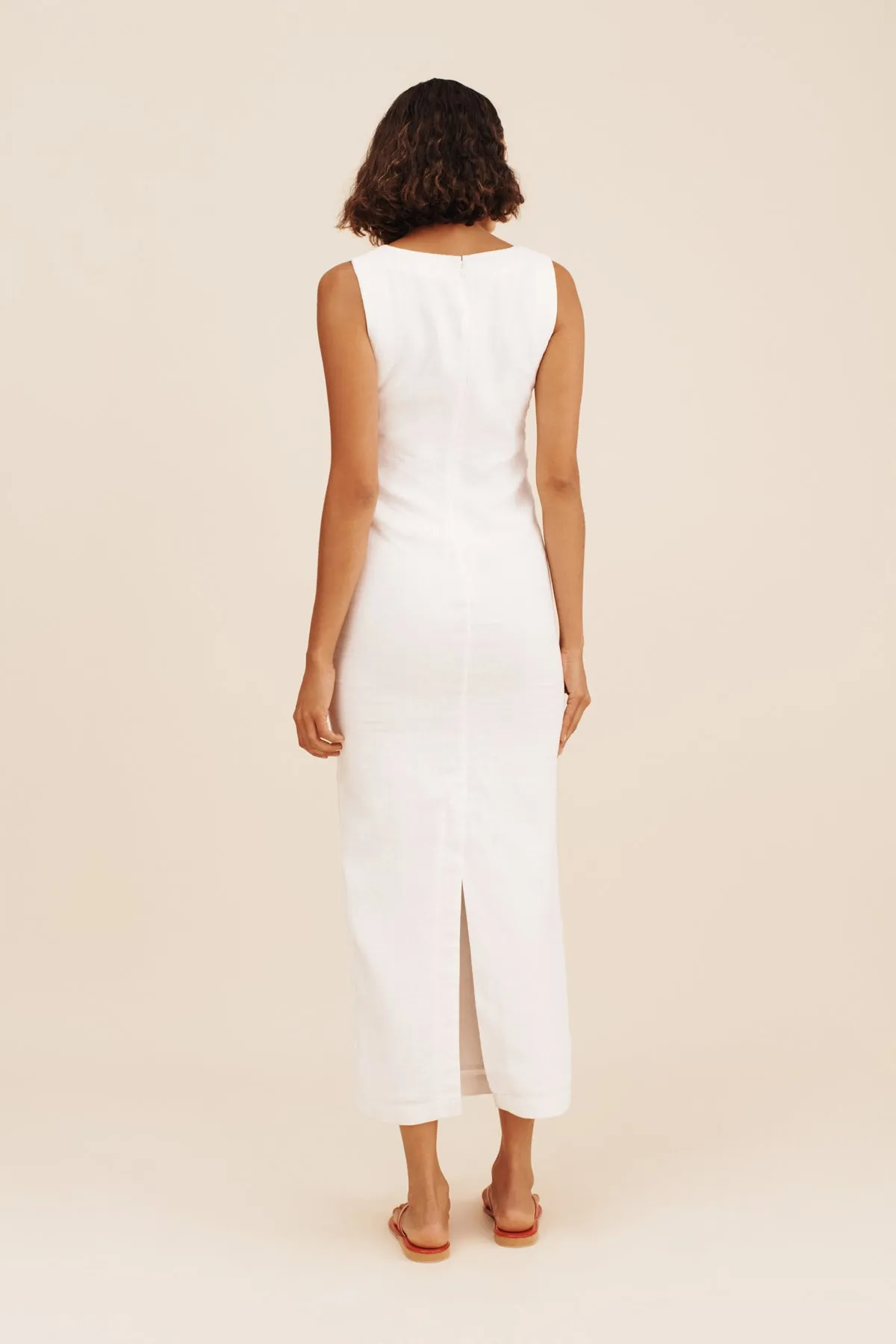 ALICE MIDI DRESS - IVORY