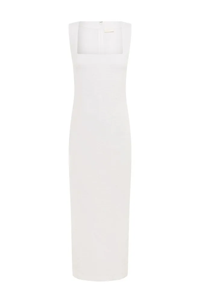 ALICE MIDI DRESS - IVORY