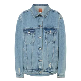 ANINE BING Rory Denim Jacket - Vintage Blue