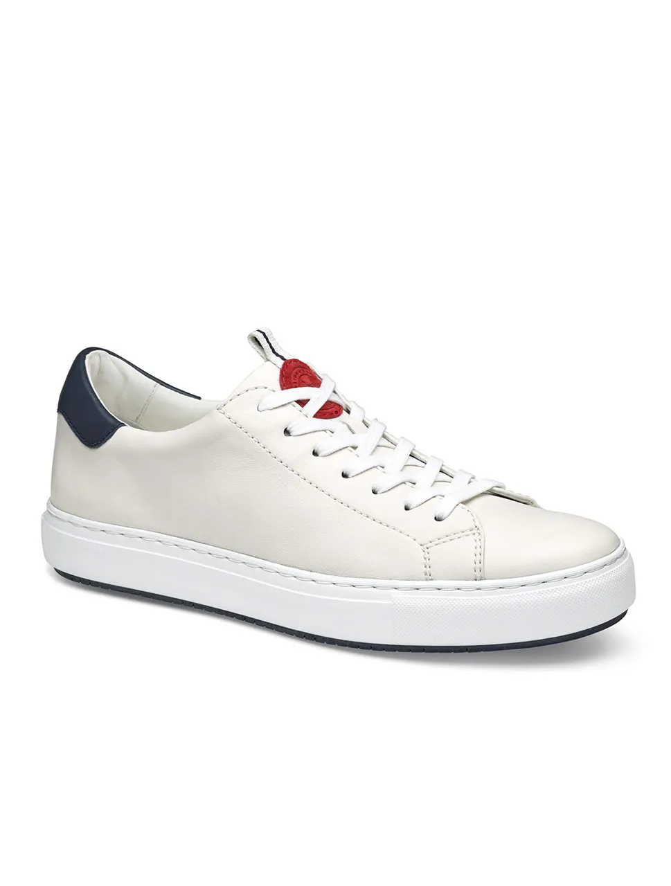 Anson Lace-to-Toe White Sneaker | Johnston & Murphy Collection