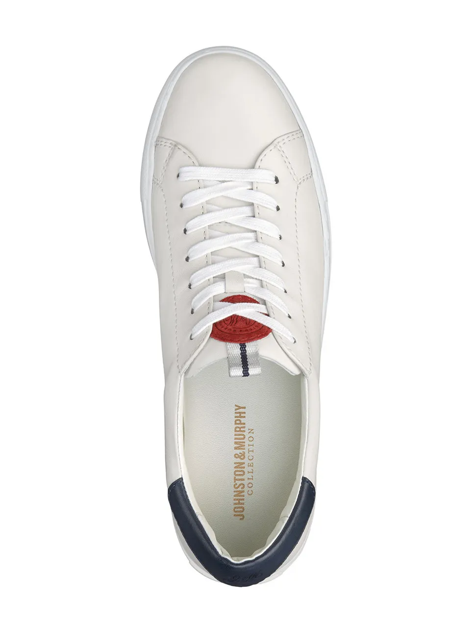 Anson Lace-to-Toe White Sneaker | Johnston & Murphy Collection