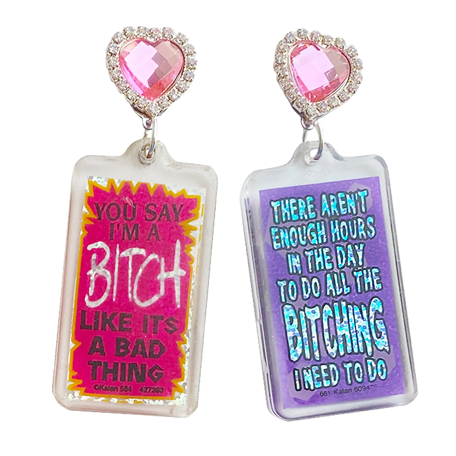 Bad Thing 80's Charm Earrings