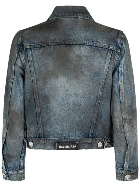 Balenciaga   Shrunk denim jacket 