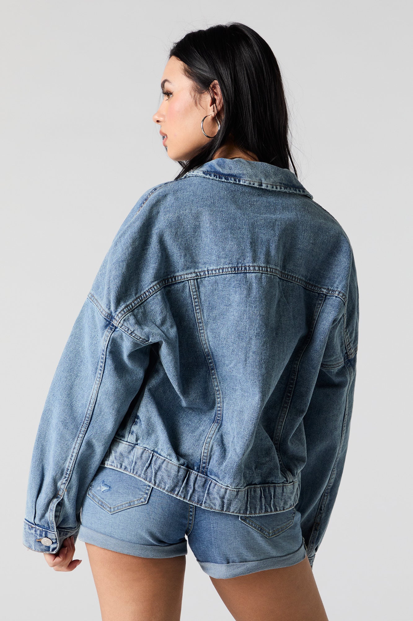 Blouson cintré en denim