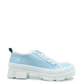 Blublonc Sky Blue Patent Chunky Sneaker