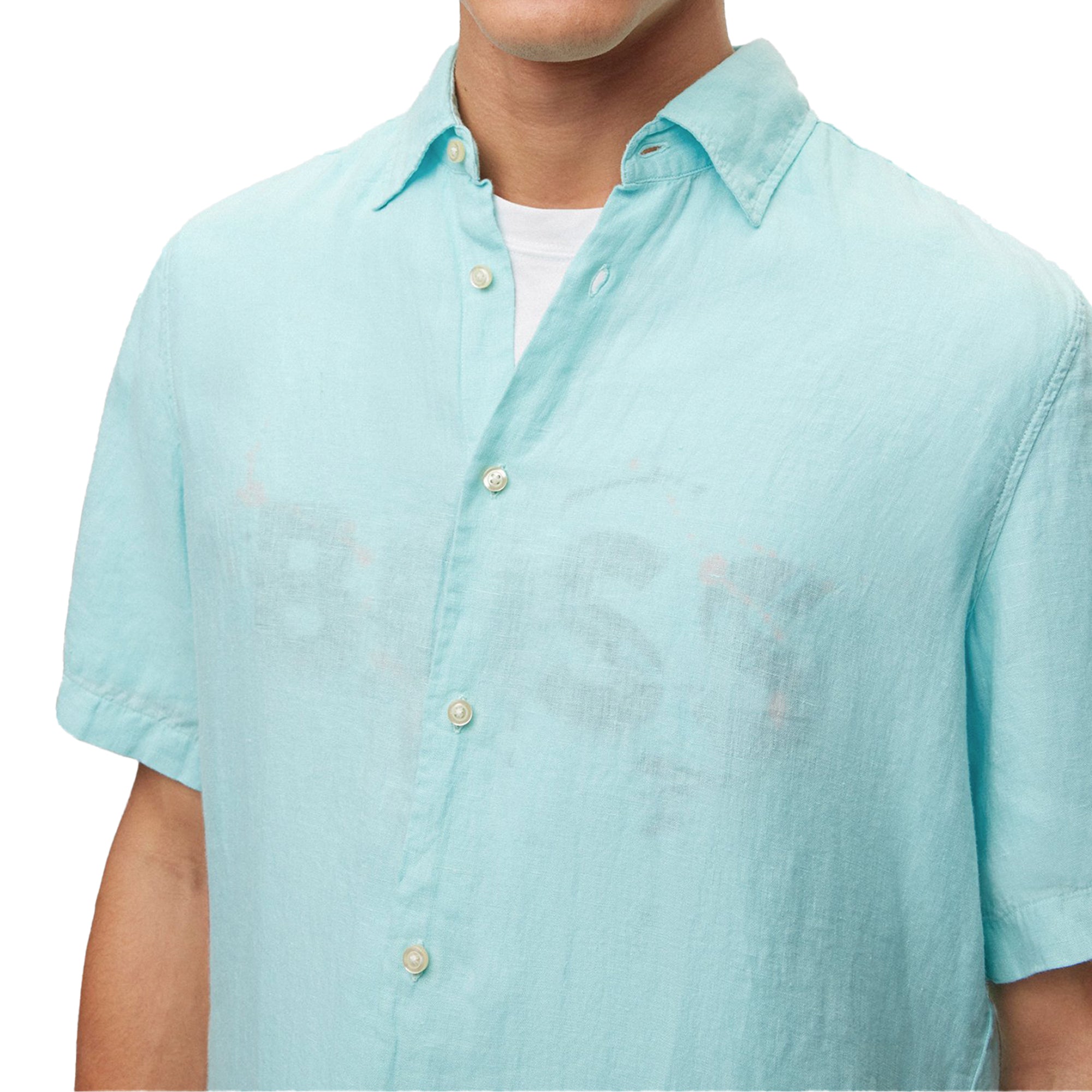 Boss Rash 2 Oxford Short Sleeve Shirt - Prismarine