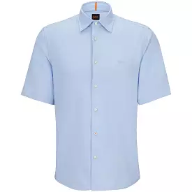 Boss Rash 2 Oxford Short Sleeve Shirt - Sky Blue