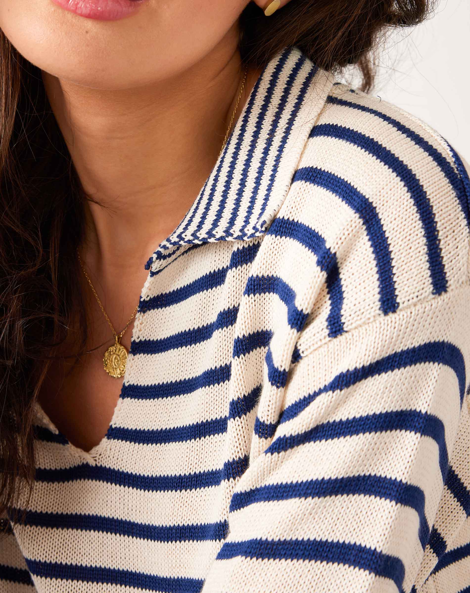 Breton Polo Sweater