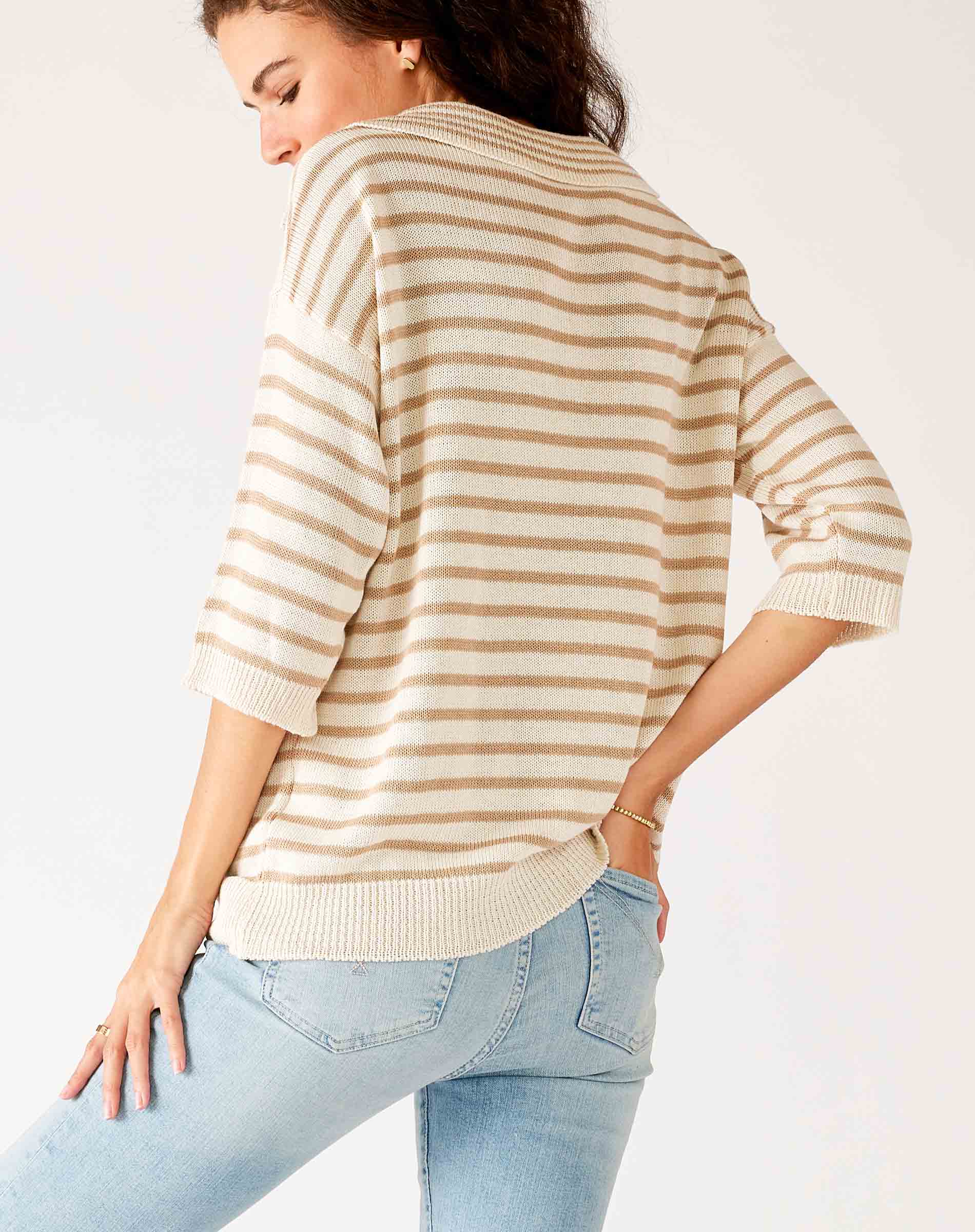 Breton Polo Sweater