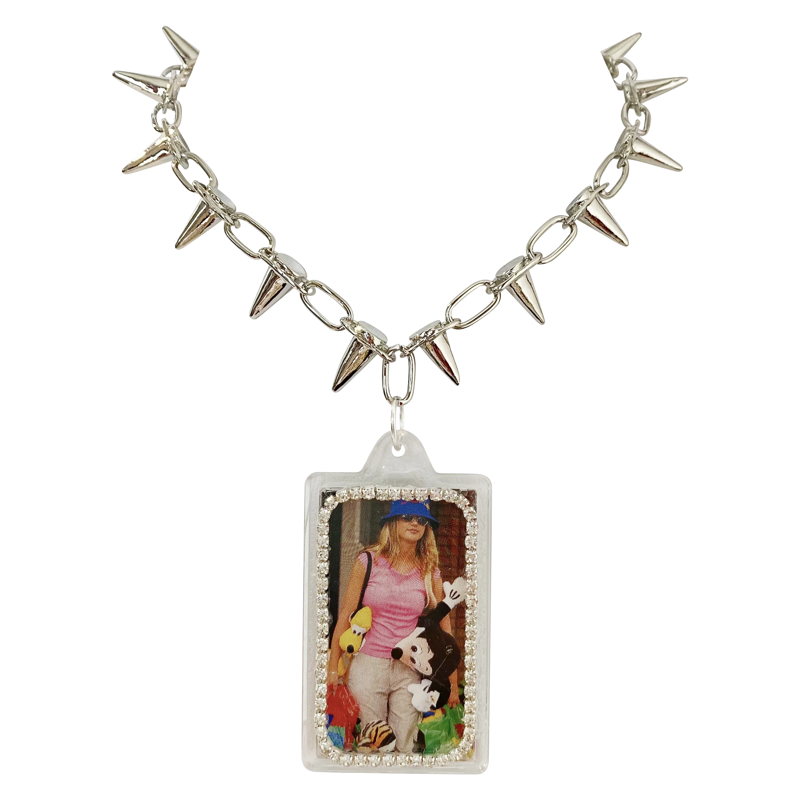 Britney at Disneyland Bedazzled Vintage Remix Necklace