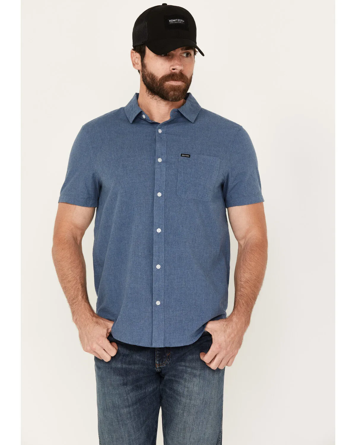 Brixton Men's Charter Short Sleeve Button-Down Shirt