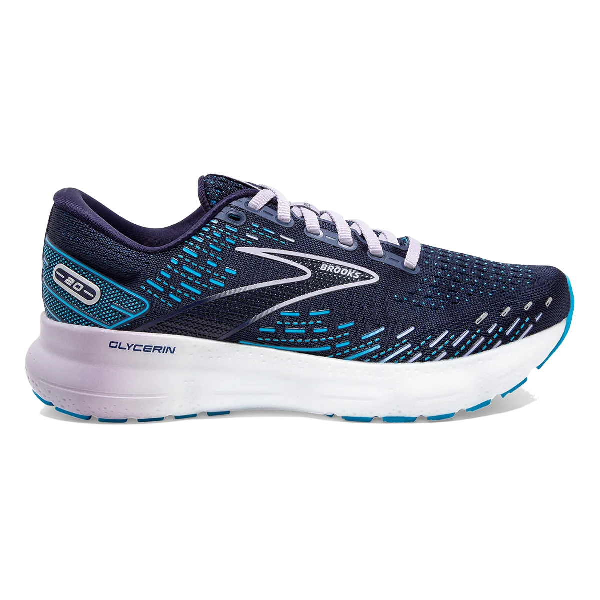 Brooks Glycerin 20 - Peacoat - Ocean - Pastel Lilac