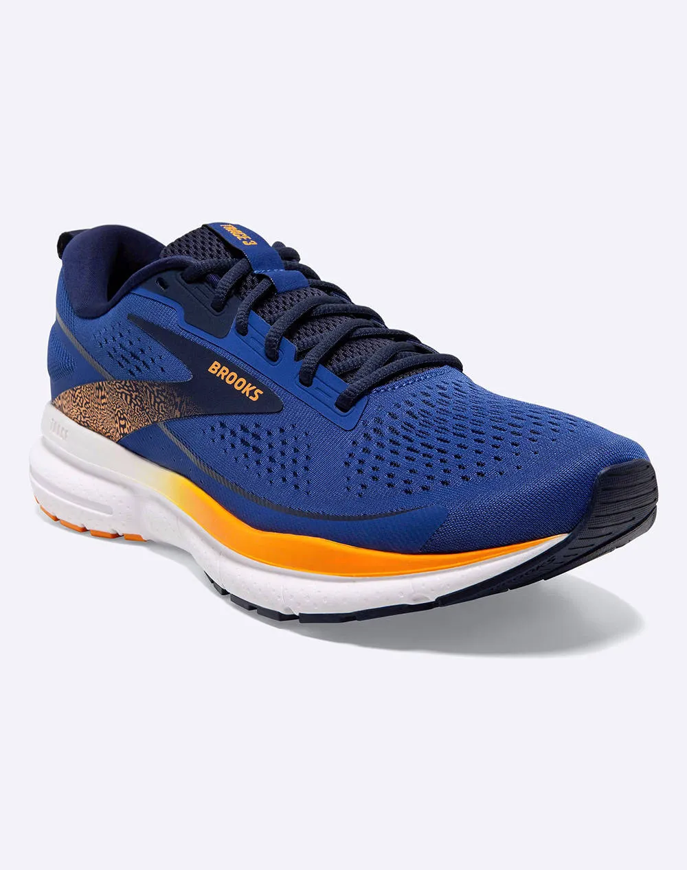 BROOKS TRACE 3 BLUE/PEACOAT/ORANGE MEN''S SHOES