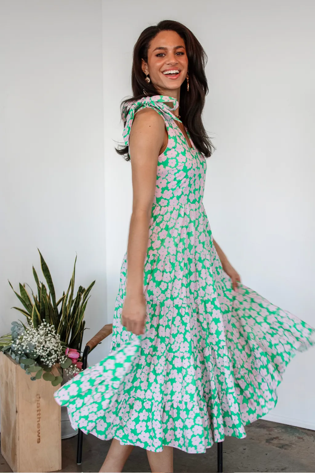 Build Me Up Buttercup Midi Dress