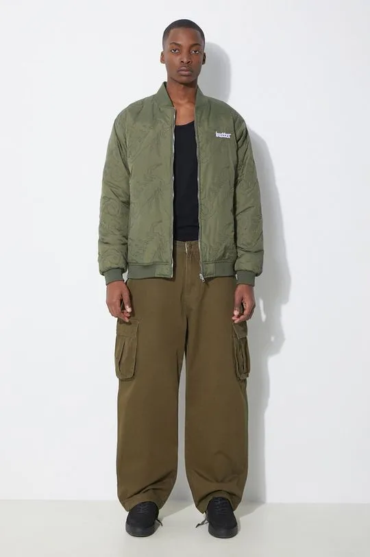 Butter Goods bomber jacket Scorpion green color BGQ1243402