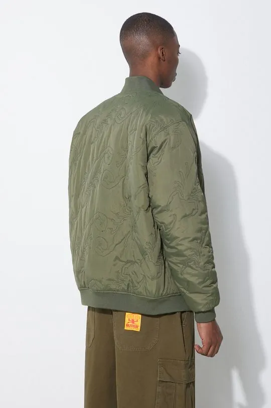 Butter Goods bomber jacket Scorpion green color BGQ1243402