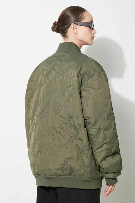 Butter Goods bomber jacket Scorpion green color BGQ1243402