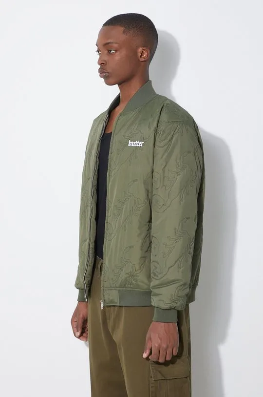 Butter Goods bomber jacket Scorpion green color BGQ1243402