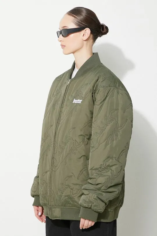 Butter Goods bomber jacket Scorpion green color BGQ1243402