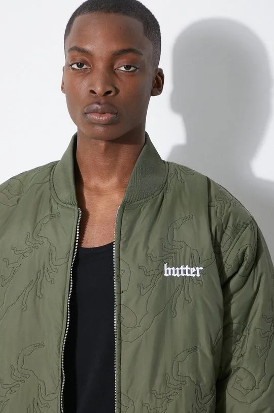 Butter Goods bomber jacket Scorpion green color BGQ1243402