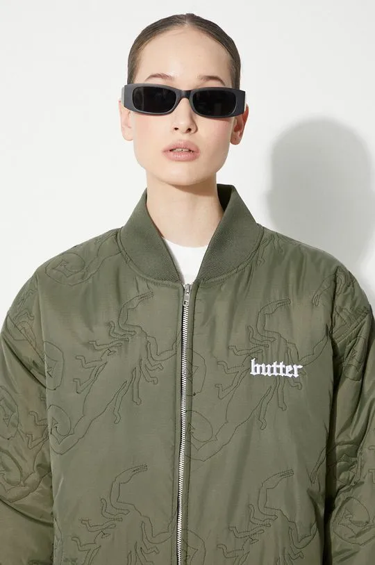 Butter Goods bomber jacket Scorpion green color BGQ1243402