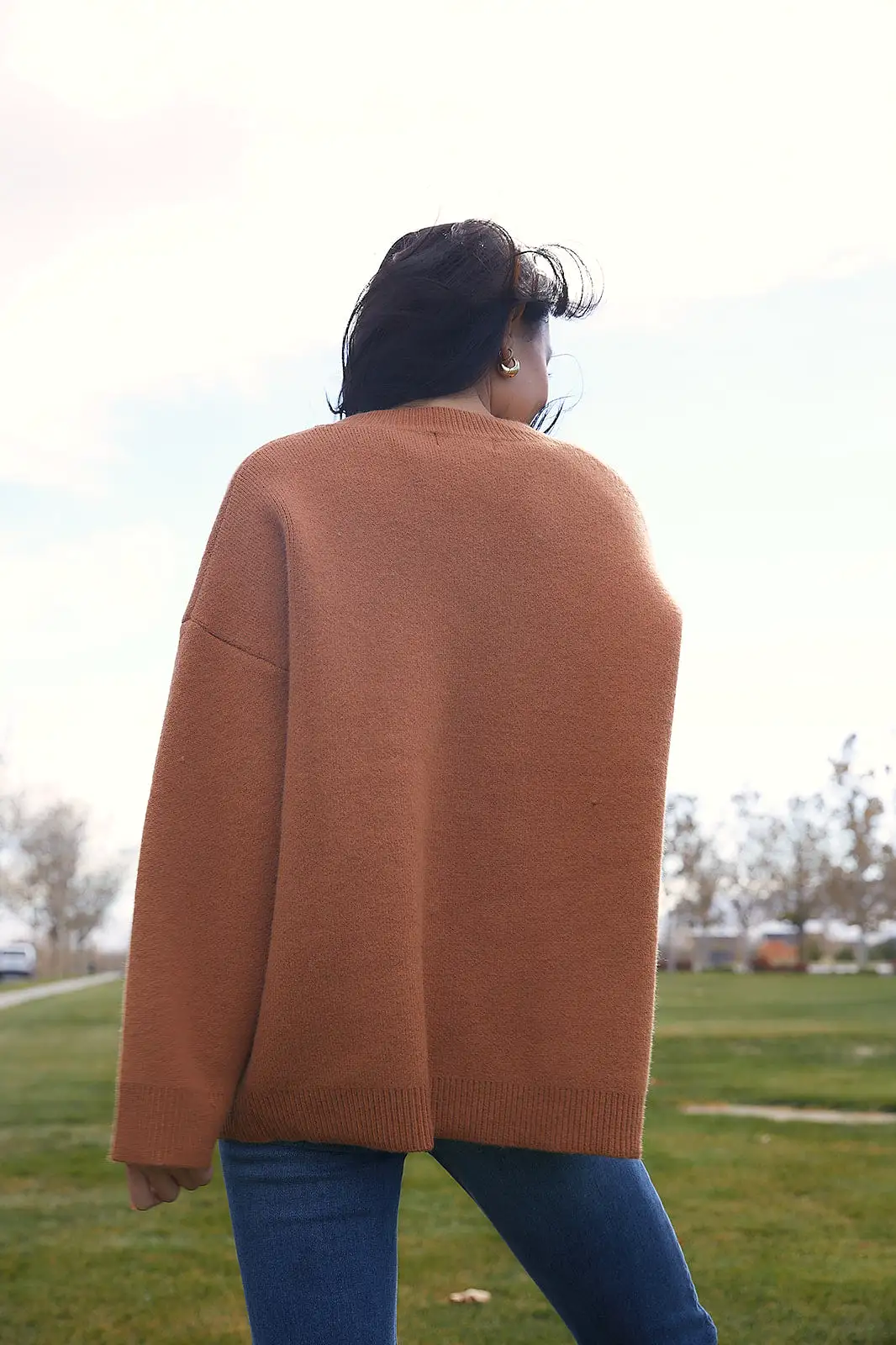 Callen Rust Cardigan-FINAL SALE