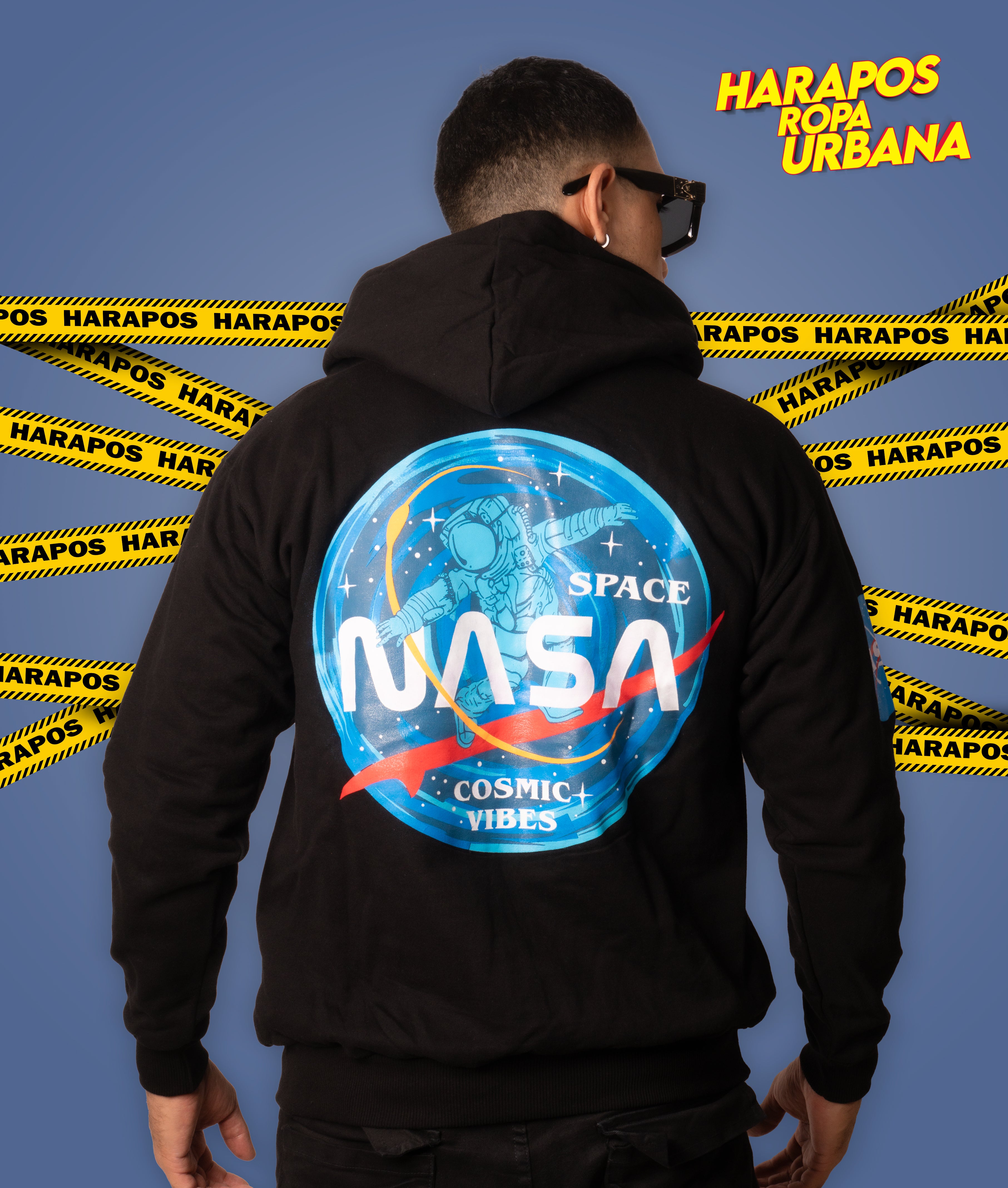 Canguro Nasa Cosmic vibes 2024 negro