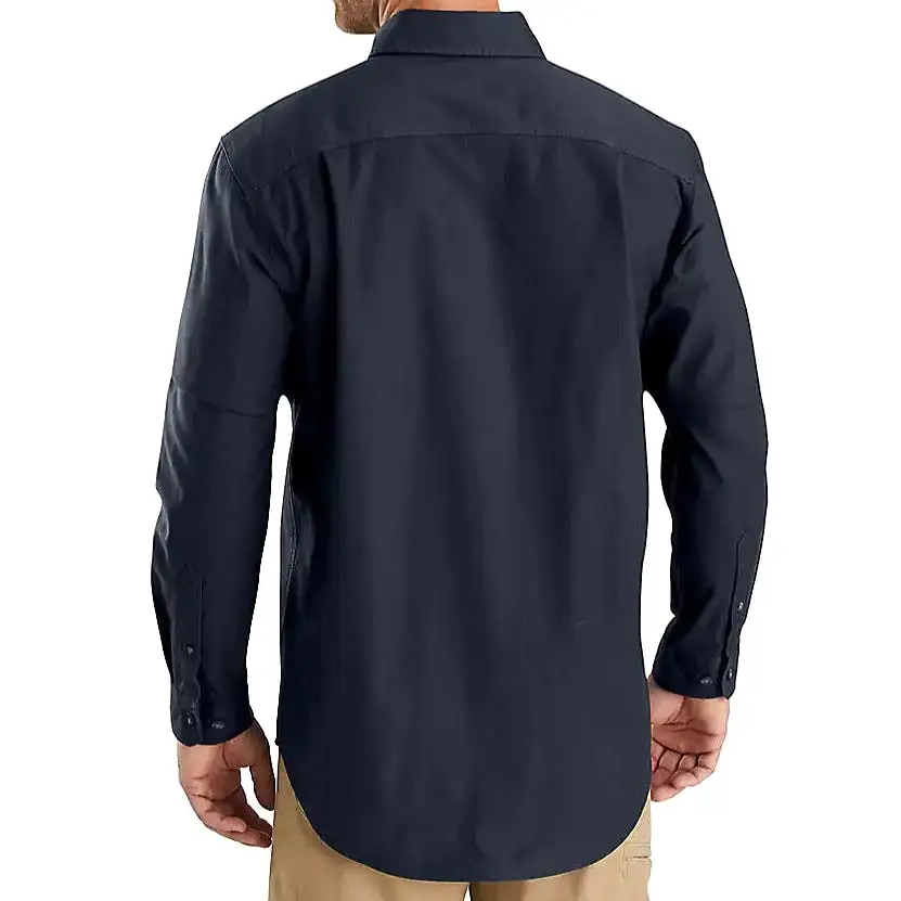 Carhartt Midweight Canvas Long Sleeve Shirt Navy