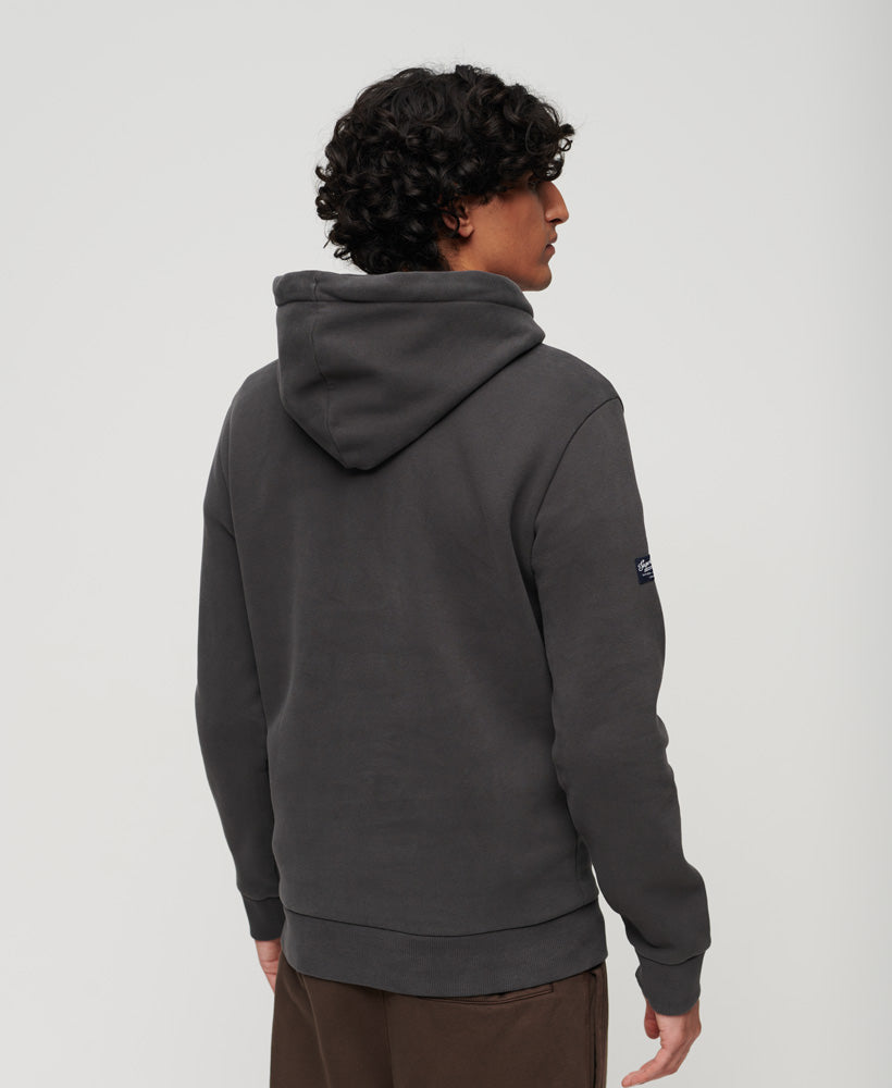 Classic Vintage Logo Heritage Hoodie | Washed Black