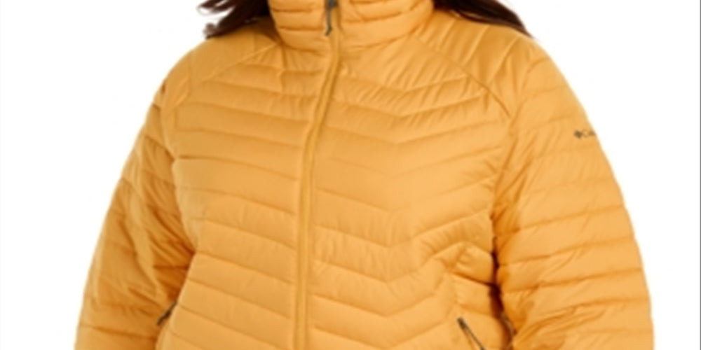 Columbia Women's Powder Lite Quilted Puffer Jacket Yellow Size 2X