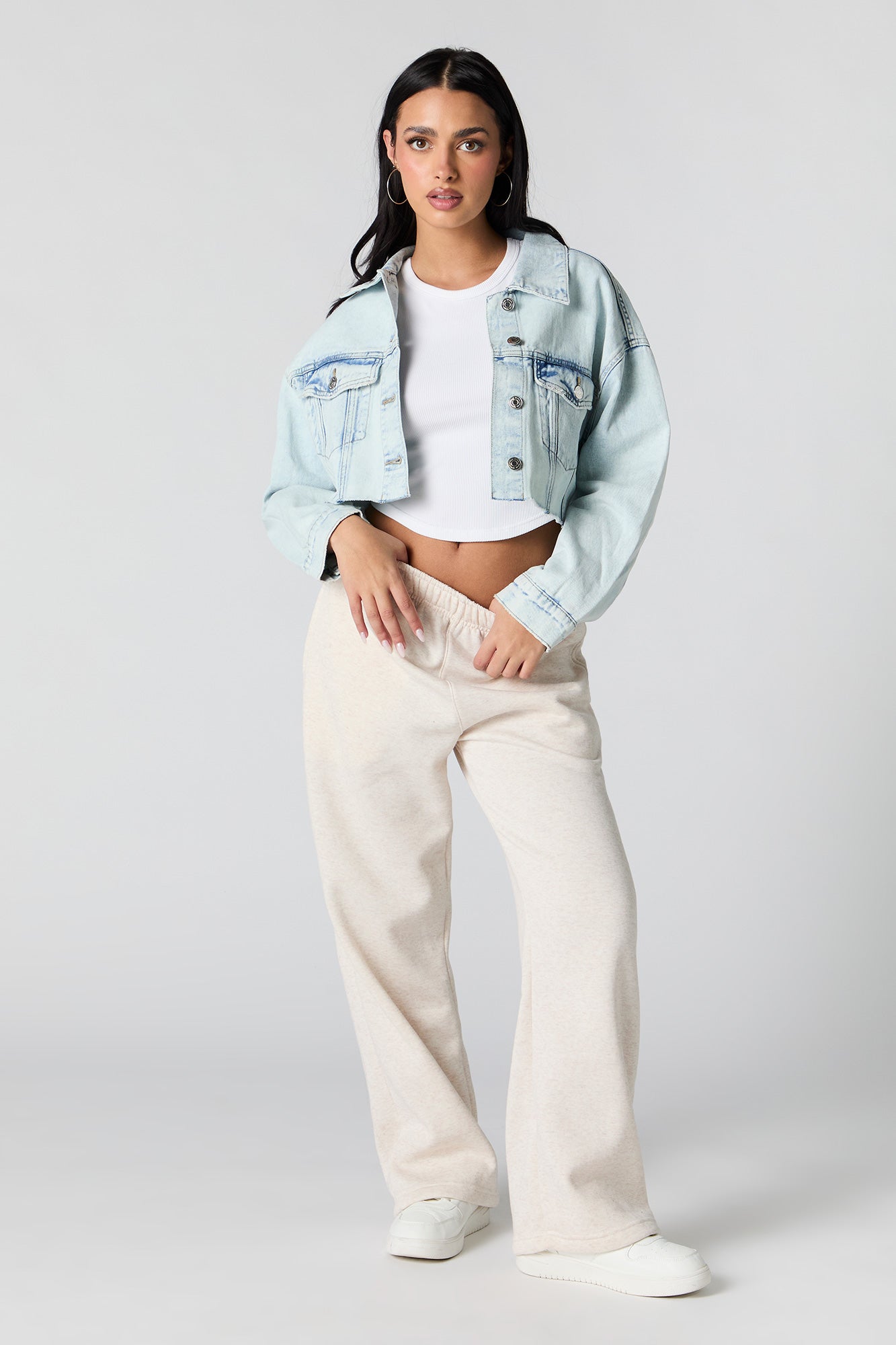 Cropped Denim Jacket