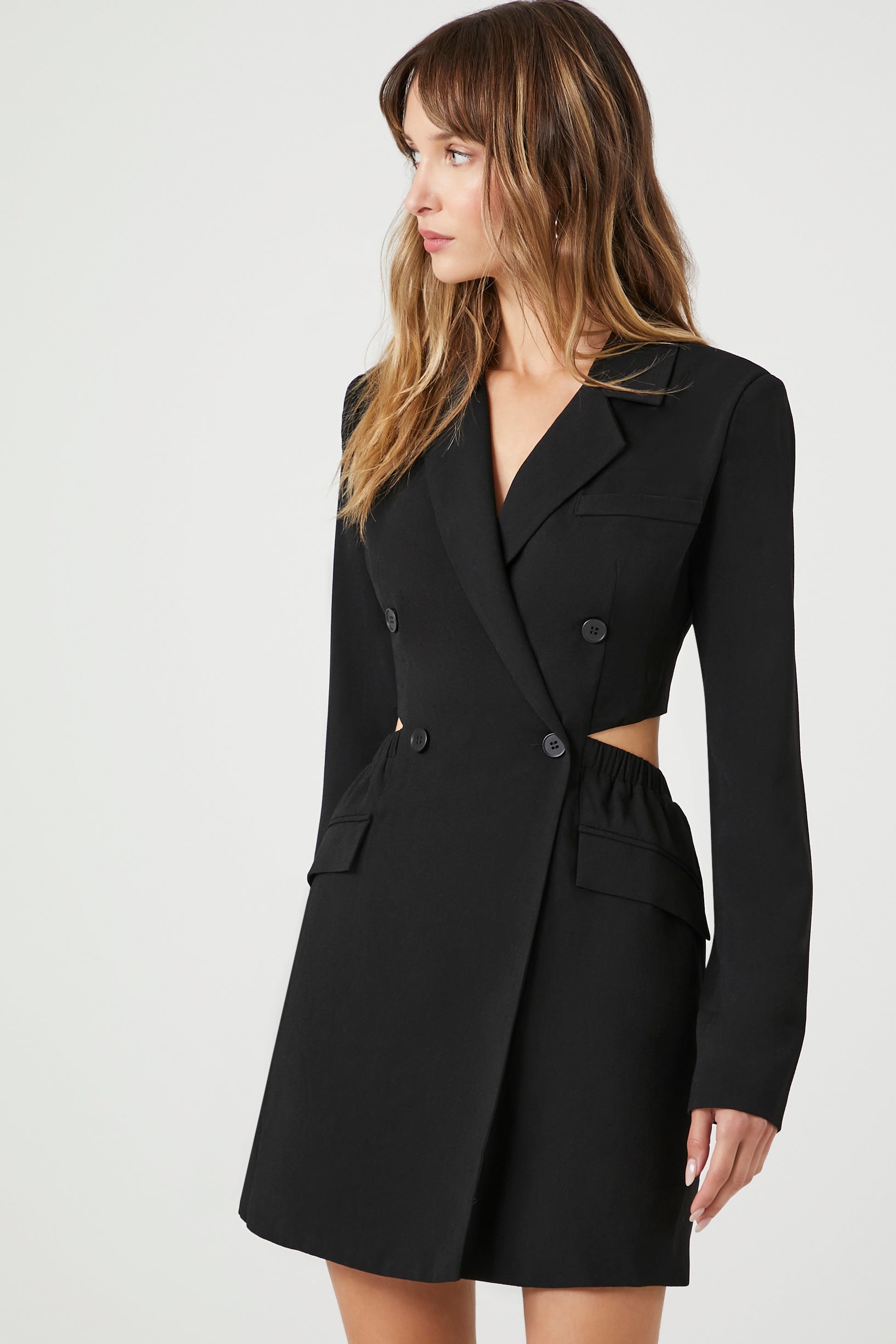 Cut Out Blazer Dress