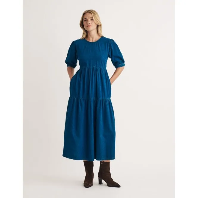 Denim Rochelle Midi Dress