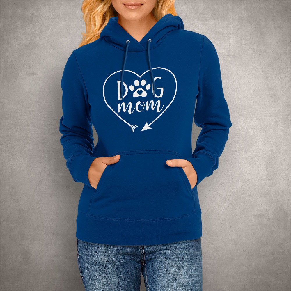 Dog Mom Heart Hoodie