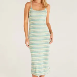 Elie Stripe Midi Dress