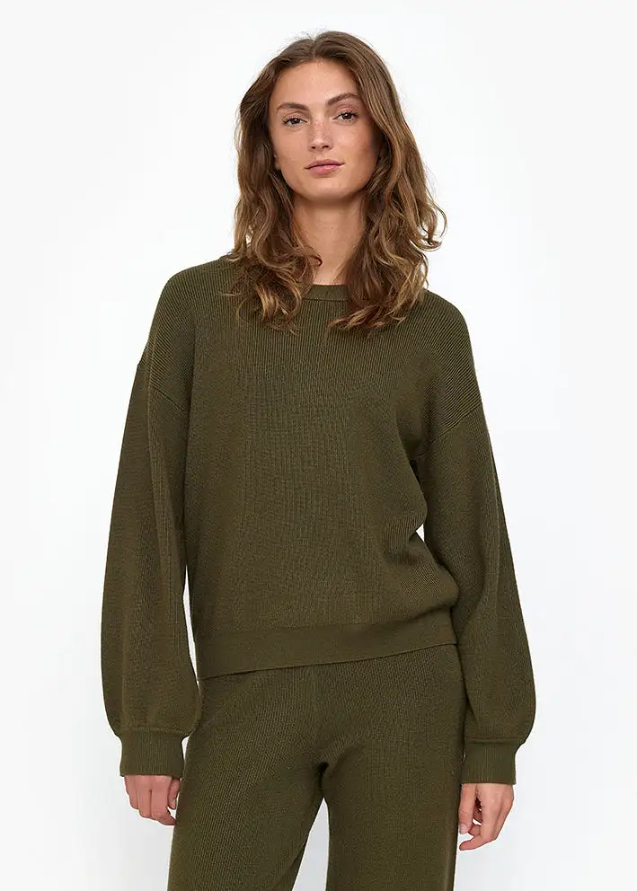 Esmé Studios Melissa Sweater - Dark Olive