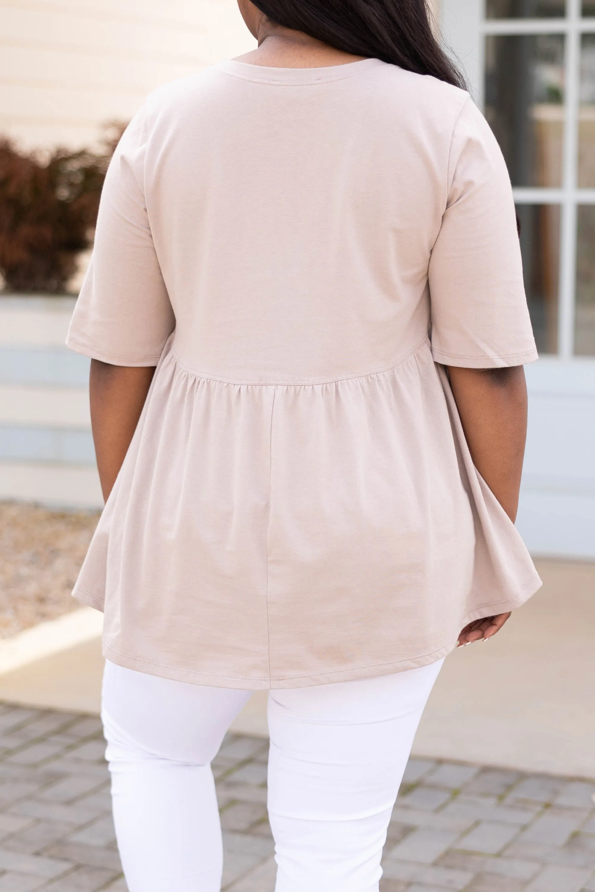 Fearless Soul Top, Ash Mocha