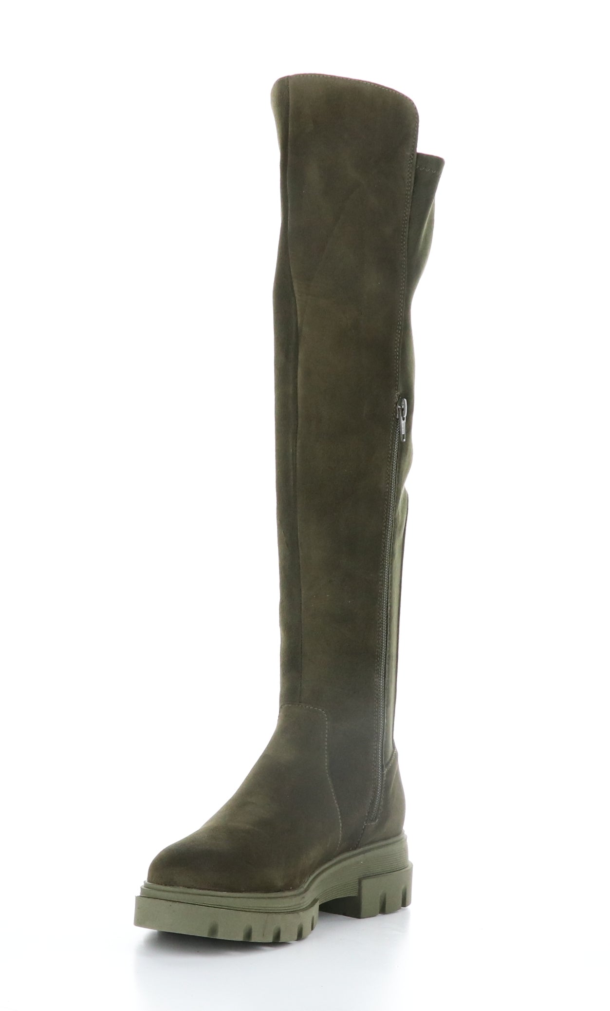 FIFTH OLIVE/KHAKI Elasticated Boots