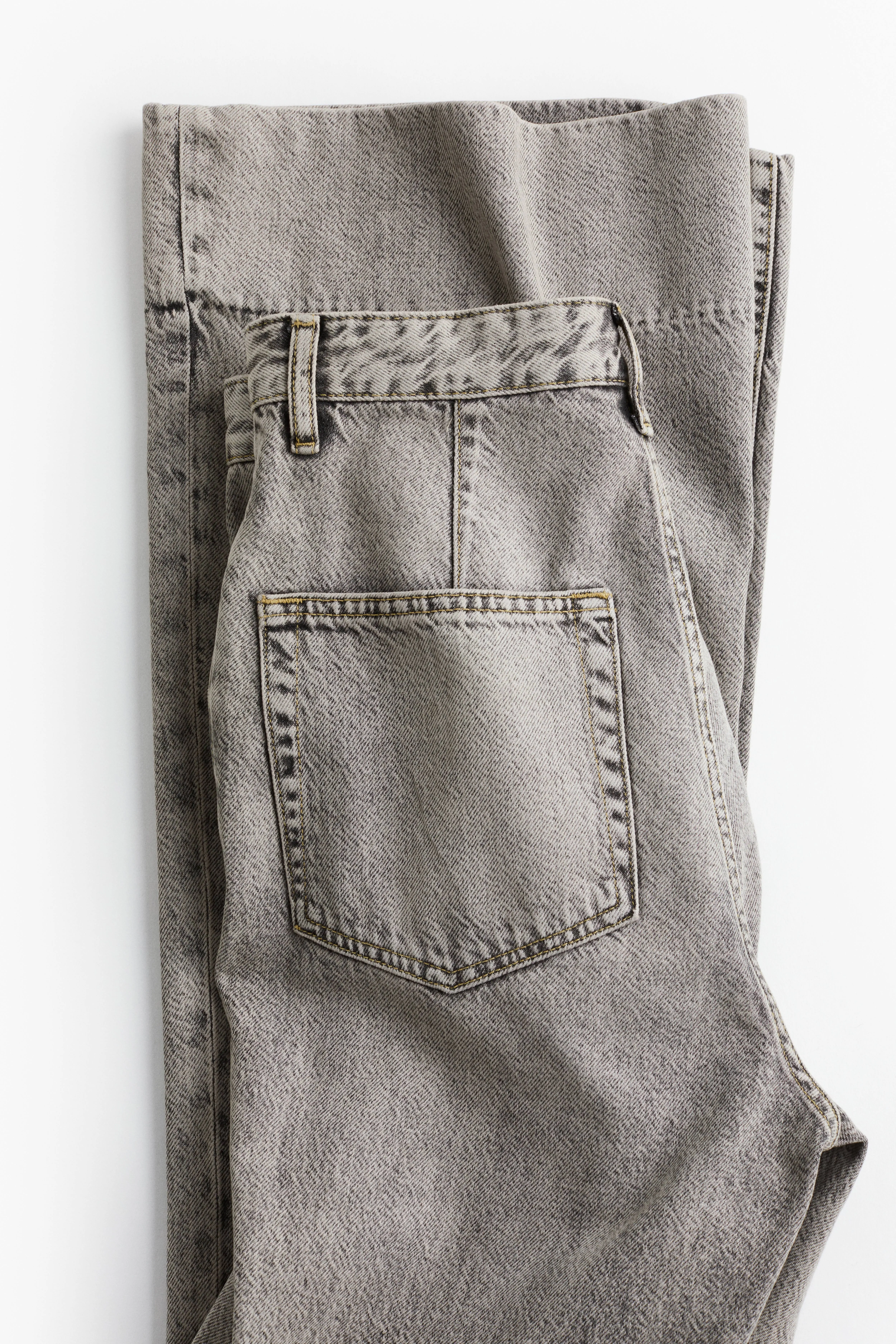 Flared High Jeans - Regular waist - Long - Light grey - Ladies | H&M GB