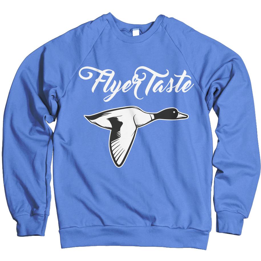 Flyer Taste - University Blue Crewneck Sweatshirt