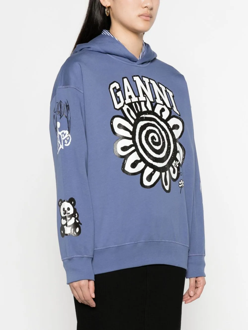 Ganni Sweaters Blue