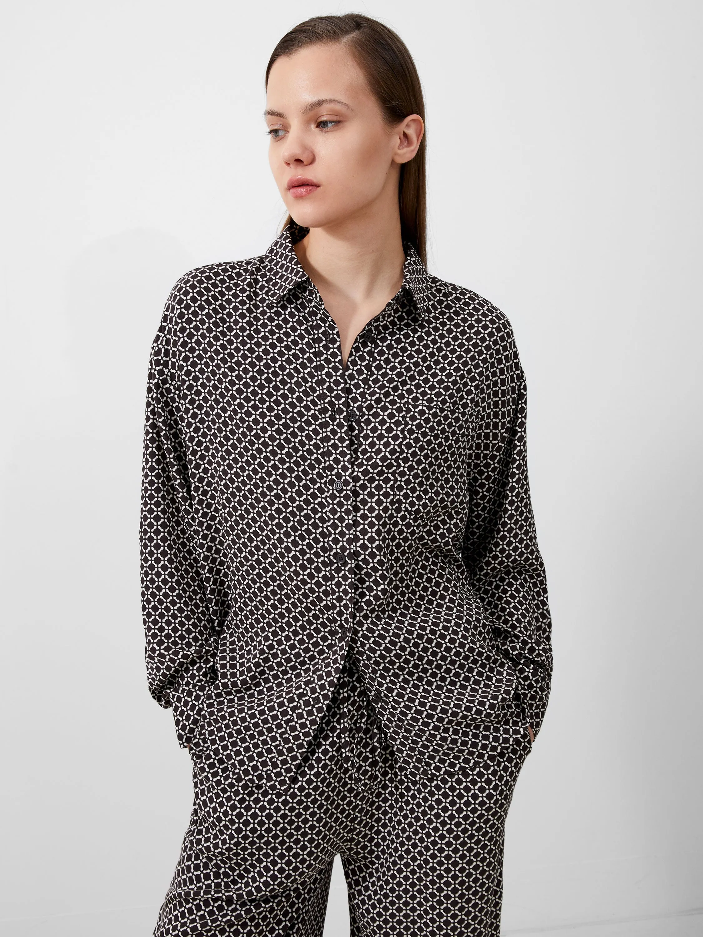 Geo Button-Down Shirt