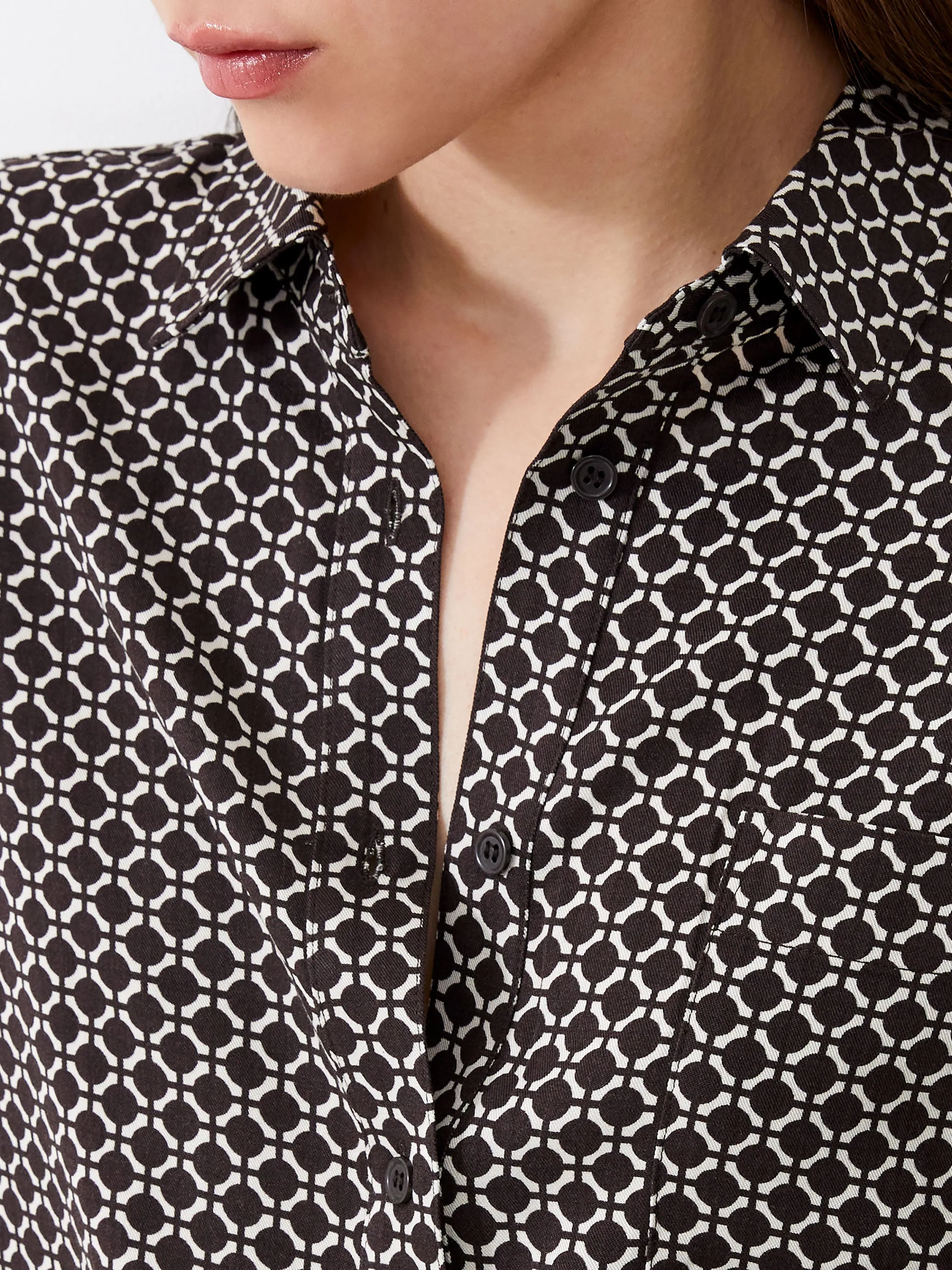 Geo Button-Down Shirt